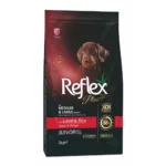 Сухий корм Reflex Plus для цуценят середніх та великих порід з ягням та рисом