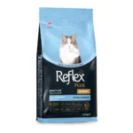 Сухий корм Reflex Plus для дорослих котів з лососем, для здоров'я сечовидільної системи