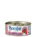 Вологий корм для стерилізованих котів Monge Supreme Sterilised з тунцем, бурим рисом і журавлиною, 80 г