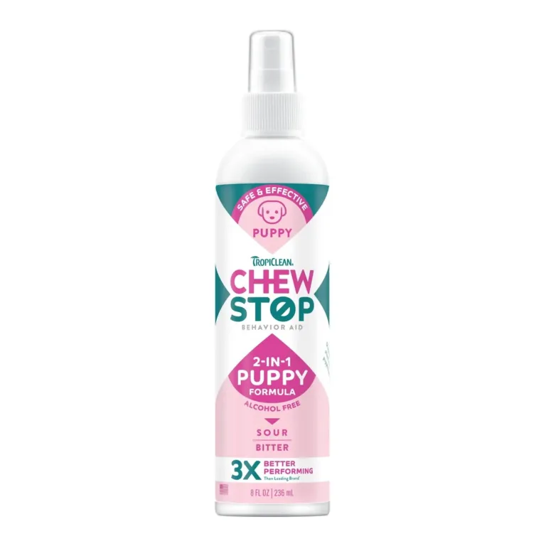 Спрей від погризів TropiClean Chew Stop 2в1 для цуценят, 236 мл