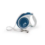 Рулетка Flexi Comfort Plus стрічка для собак, синій