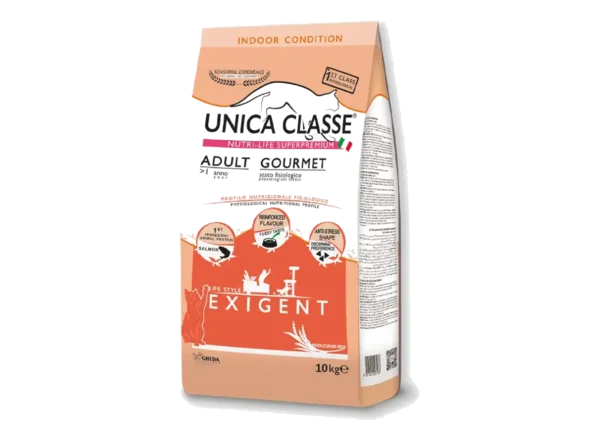 Сухий корм для дорослих котів Unica Alleva Classe Adult Gourmet Exigent Dry - з лососем, 1 cat dry 1