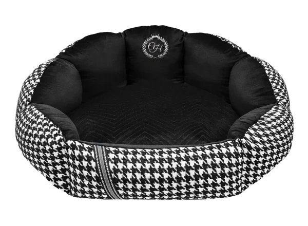 Лежак Chloe's Home Positano чорний dog beds 2