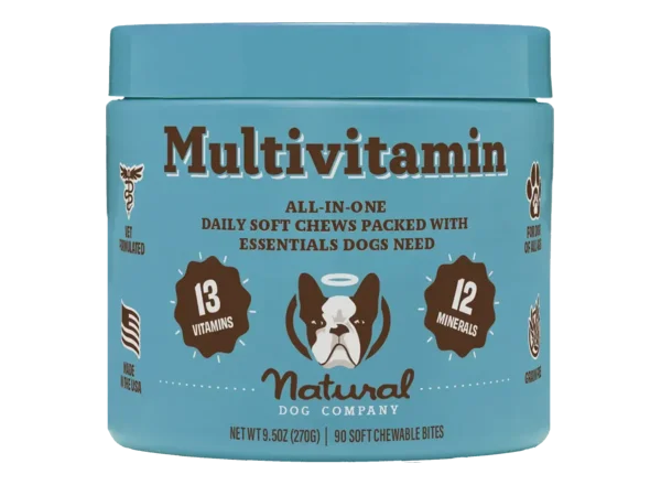 Мультивітамінний комплекс для собак Multivitamin Natural Dog Company, 90 шт dog vitamins 2