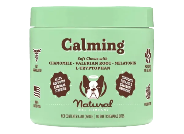 Заспокійливі вітаміни для собак Natural Dog Company Calming Supplement, 90 шт dog vitamins 3